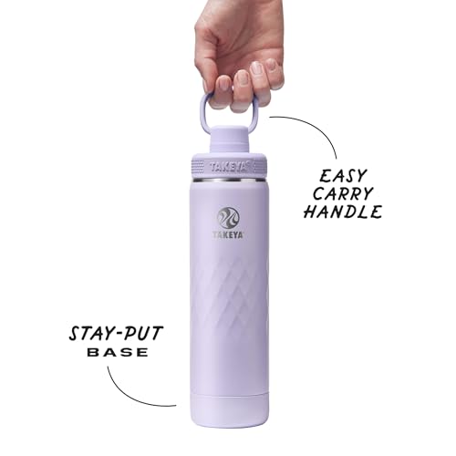 Sport Triple Insulated Water Bottle with Spout Lid and Ice Blocker