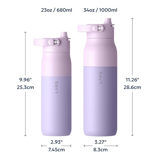 Swig Top Insulated Stainless Steel Water Bottle with Straw and Handle
