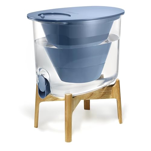 Home — High-Capacity Water Filter Dispenser, 35-Cup, Stormy Blue, BPA-Free Designed for Everyday Protects Against Bacteria, Parasites, Microplastics, PFAS, Lead, and Improves Taste