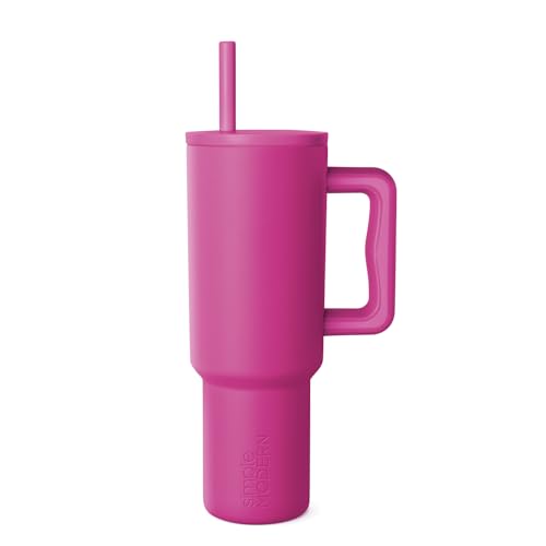 40oz Leak Proof Ceramic Lined Tumbler with Handle