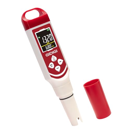 7-in-1 Pool pH Salt Tester H2/ORP/pH/TDS/EC/Saltwater Quality Meter