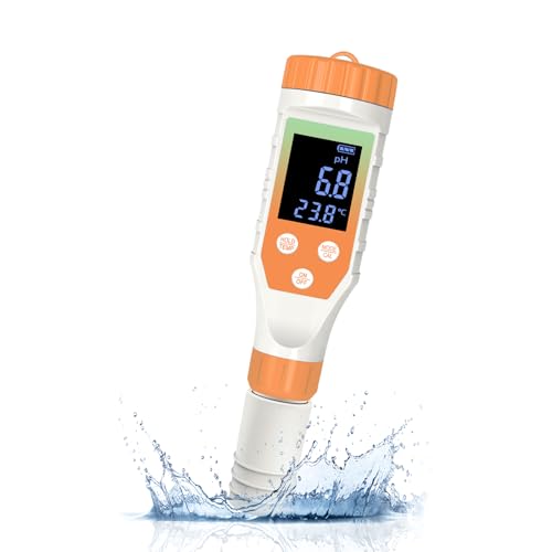 7-in-1 Hydrogen Water Tester, Digital pH TDS EC ORP Salt Temp Meter