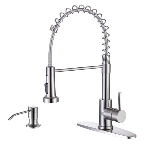 Kitchen Faucet with Soap Dispenser