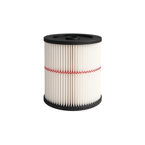 9 17816 17816 Red Stripe Replacement HEPA Filter for Craftsman Craftsman Shop Vac Wet (3 Count)
