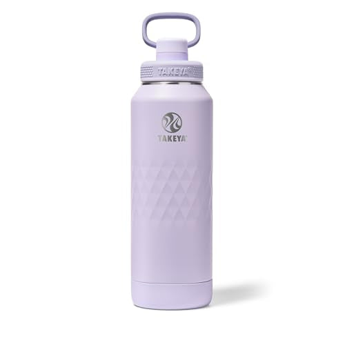Sport Triple Insulated Water Bottle with Spout Lid and Ice Blocker