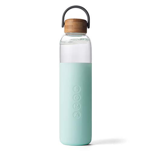 Glass Water Bottle with Silicone Sleeve