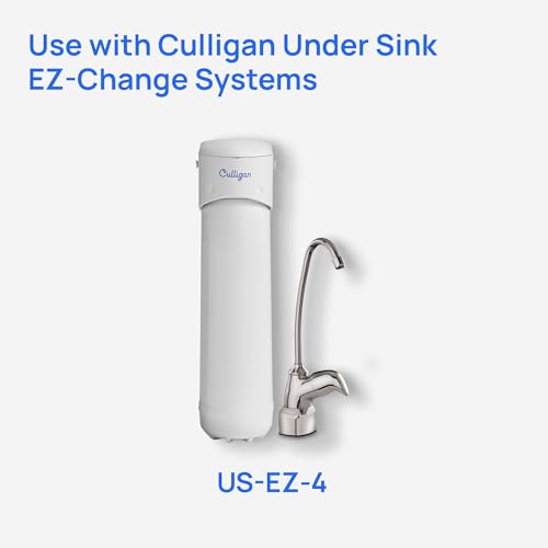 RC-EZ-4 Premium Water Filtration Replacement Cartridge for Under-Sink, Refrigerator, & RV Systems - EZ Change Water Filter System (500 Gallon Life)