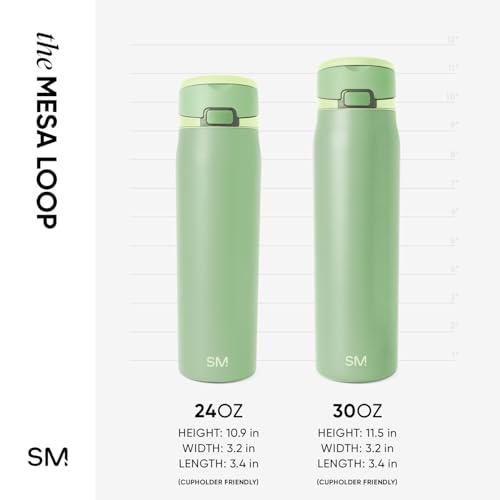 Water Bottle with Straw & Handle