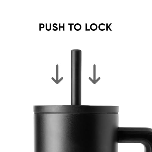 40oz Leak Proof Ceramic Lined Tumbler with Handle