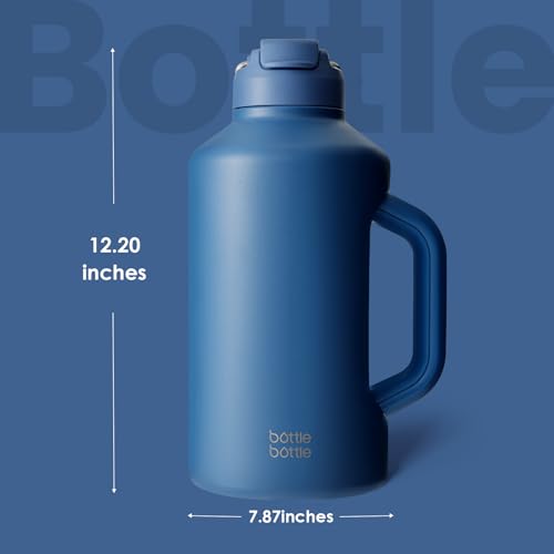 Insulated Water Bottle 64 oz Dual