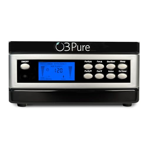 Whole Home Ozone and Ionizer Air Purifier with UV HEPA PCO and Carbon Filtration