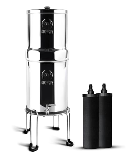 3.25G Water Filter System with Steel Stand & Carbon Filters