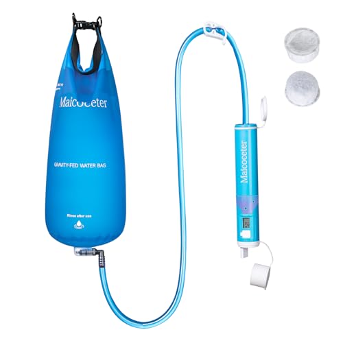 Gravity Water Filter Kit with LED Display