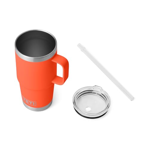 Rambler 25 oz Tumbler with Handle and Straw Lid
