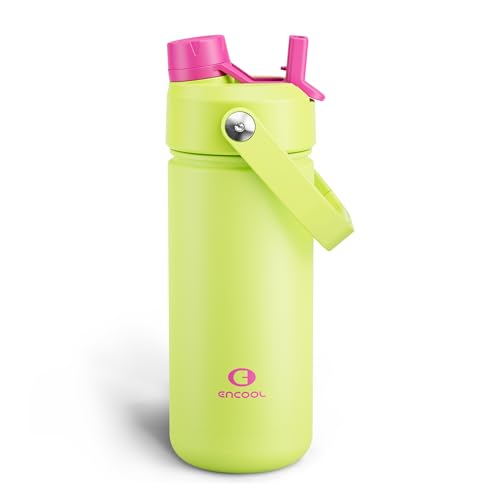 Insulated Water Bottle with Straw Stainless Steel Water Bottle