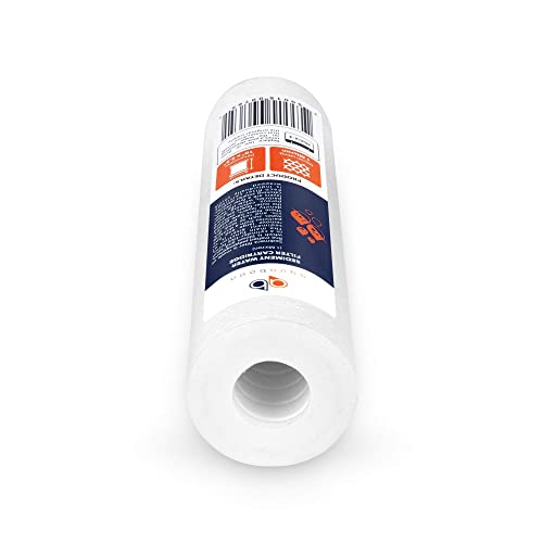 1 Micron Whole House Sediment Filter 10 x 2.5 for RO & Well Water Filters Replacement Cartridges Compatible with AP110 (25 Count)