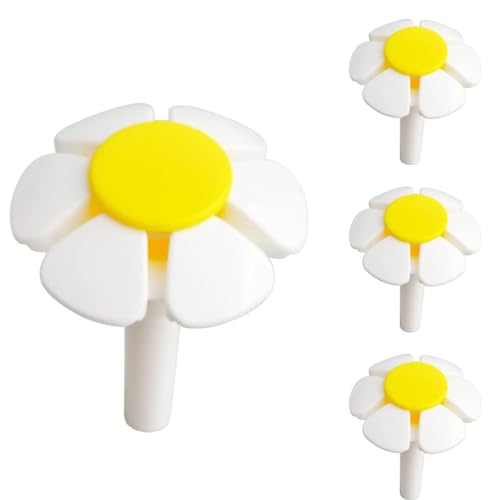 4 Pcs Pet Water Fountain Nozzle Replacement Yellow Flower for Head Cat Fountains for Cat Fountain Automatic Drinking Water Dispenser pet Water Fountain Attachment for Cats