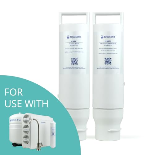 SmartFlow™ Reverse Osmosis Water Filter Stage 1 and Stage 3 Replacement Carbon and Advanced Claryum Filters Last 6 Months
