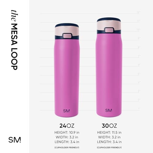 Water Bottle with Straw & Handle