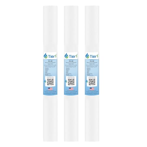 5 Micron 2.5" × 20" Sediment Water Filter (3 Count)