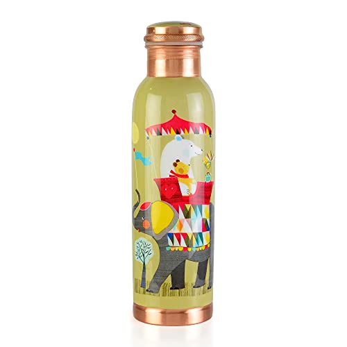 Pure Printed Copper Water Bottle