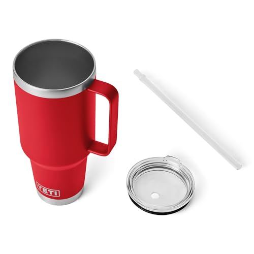 Rambler 42 Oz Straw Mug Rescue Red