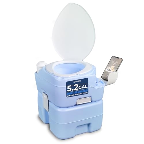 5.3 Gal Portable Toilet with Extra Large Seat