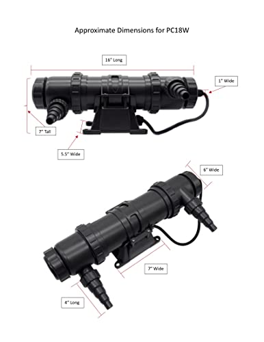 PC18W PRO Clear UV Clarifier for Ponds & Water Features