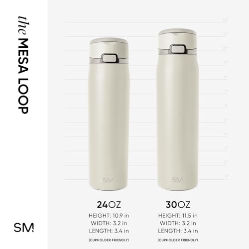 Water Bottle with Straw & Handle