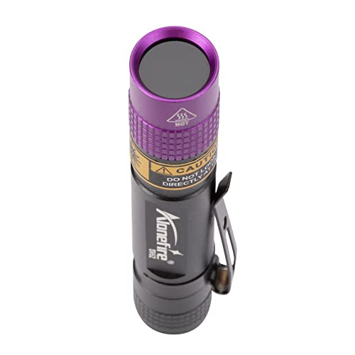 SV62 Mini 3W UV Flashlight 365nm Portable Ultraviolet Black Light Very Small EDC for Minerals