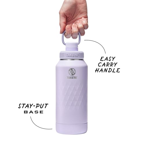 Sport Triple Insulated Water Bottle with Spout Lid and Ice Blocker