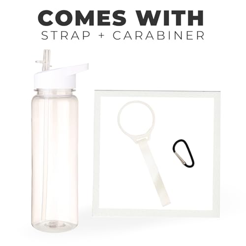 Tritan Clear Water Bottle With Straw