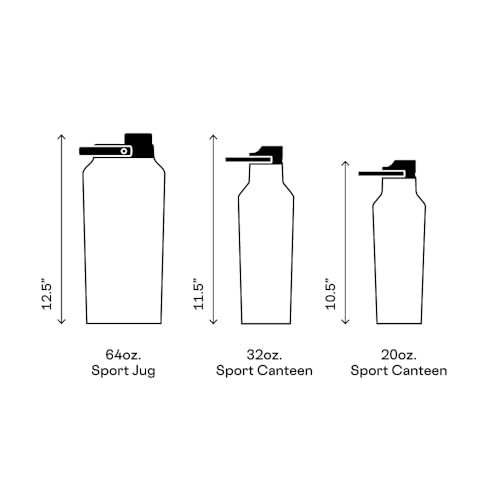 Midnight Navy Sport Canteen Bottle 20oz