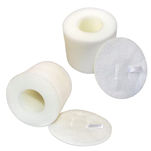 2 pack Filter Kit Replacement for Shark XFF650 DuoClean NV831 NV835 NV830