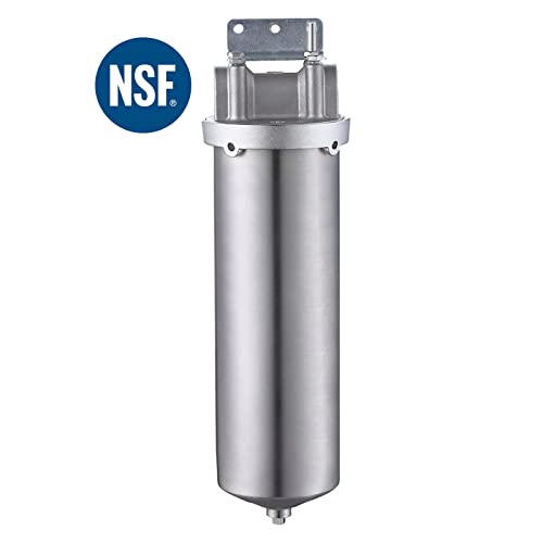 NSF ANSI 42 Certification 304Stainless Steel Filter Housing for 10"Filter Cartridge