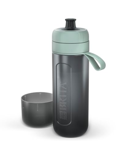 Sports Water Filter Bottle Model Active Dark Green
