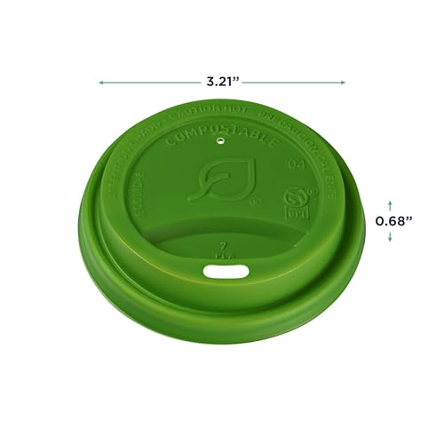 Eco Products Compostable Coffee Cup Lids (800 Count)