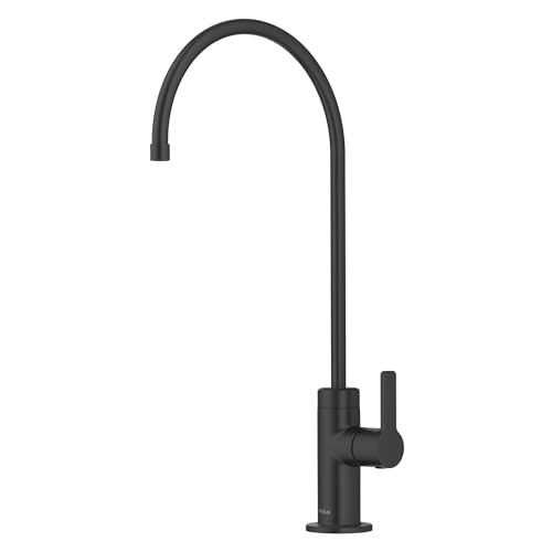 Oletto Single Handle Drinking Water Filter Faucet for Reverse Osmosis or Water Filtration System in Matte Black