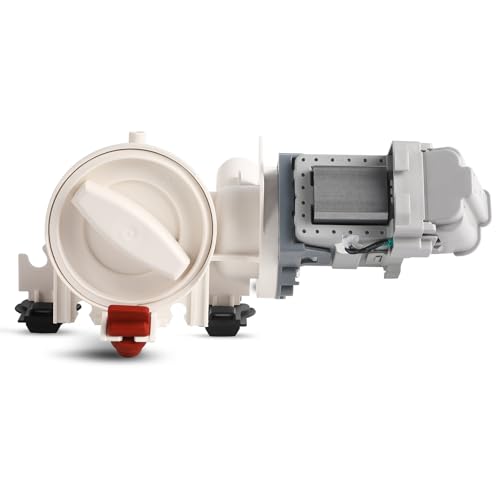 NEW 280187 8181684 Front Load Clothes Washer Drain Pump Filter Assembly Compatible with Whirlpool Duet Maytag Epic Kenmore HE Front Load Washers (35.274 Ounce)