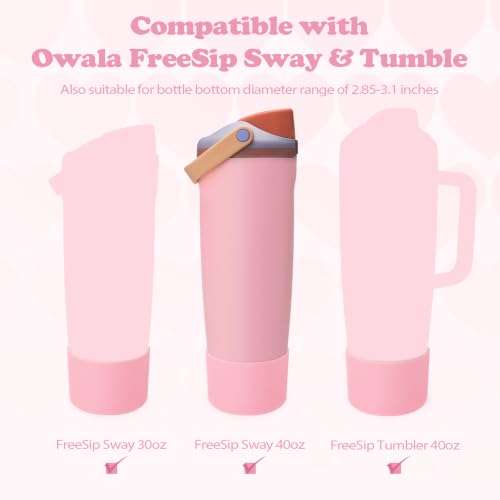 Silicone Boot for Owala 30oz & 40oz FreeSip Sway Bottles & Tumblers