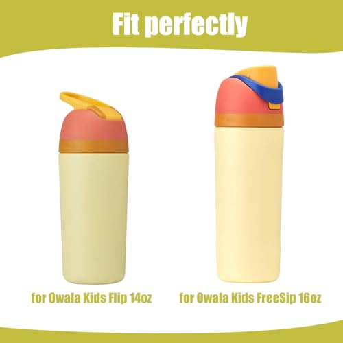 2PCS Protective Boot Compatible with Owala Kids Water Bottle 16 oz &14 oz