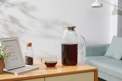 80 Oz Glass Pitcher with Lid