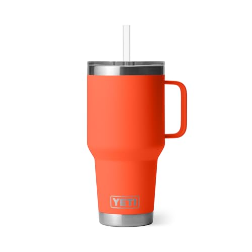 Rambler 35 oz Tumbler with Handle and Straw Lid