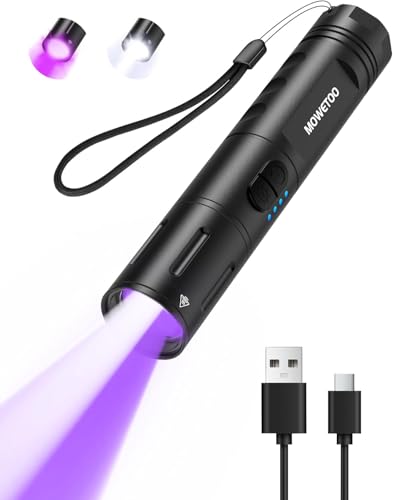 UV Flashlight 395nm Rechargeable Black Light Flashlight Mini