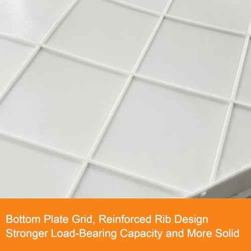 Air Conditioner Condensate Drain Pan Indoor Outdoor Unit Water Collecting and Drainage Drip Tray Kit Collector,Large Plastic Drip Tray for Air Conditioner, Drip Pan Catcher with Mounting Acc