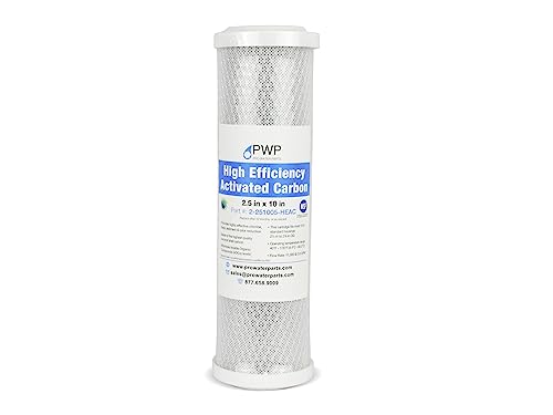 Clear RV Filter Housing with High Efficiency Activated Carbon Filter 2.5X10 1