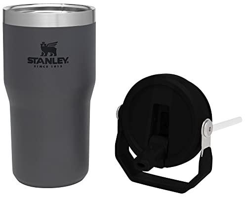 IceFlow Flip Straw Tumbler with Handle 20 oz