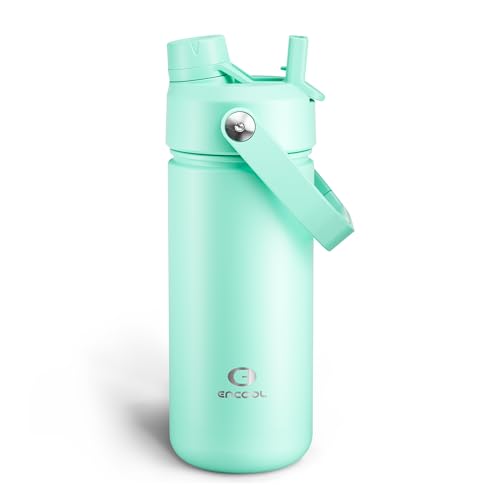 Insulated Water Bottle with Straw Stainless Steel Water Bottle