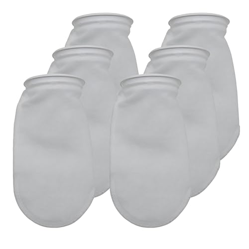 6 Pack Aquarium Filter Socks 4 inch by 10 Inch Long (10 Count)