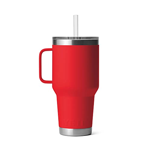 Rambler 35 oz Tumbler with Handle and Straw Lid